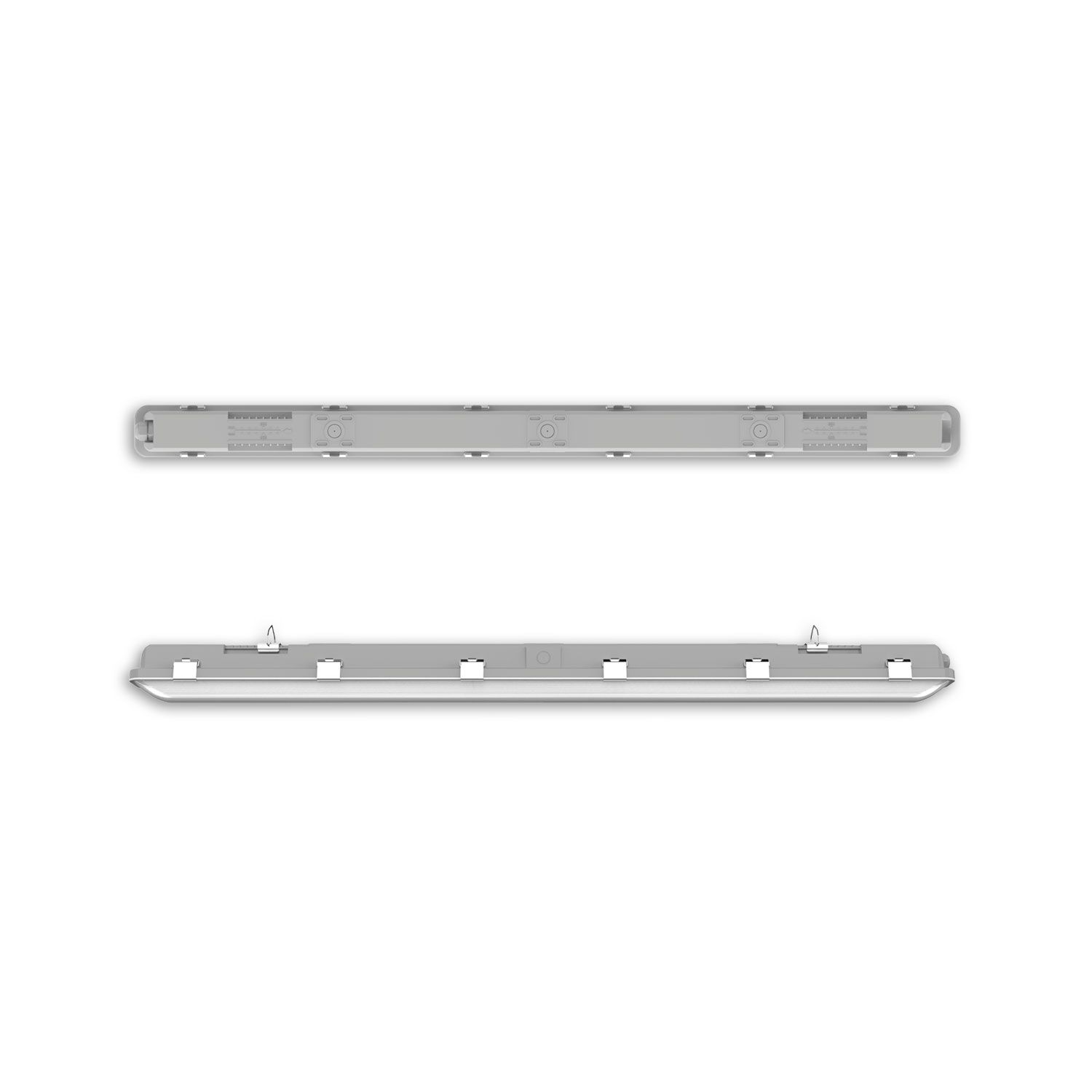 ISOLED LED Wannenleuchte SL 120cm IP66 PowerSwitch 24-40W 140lm/W 4000K