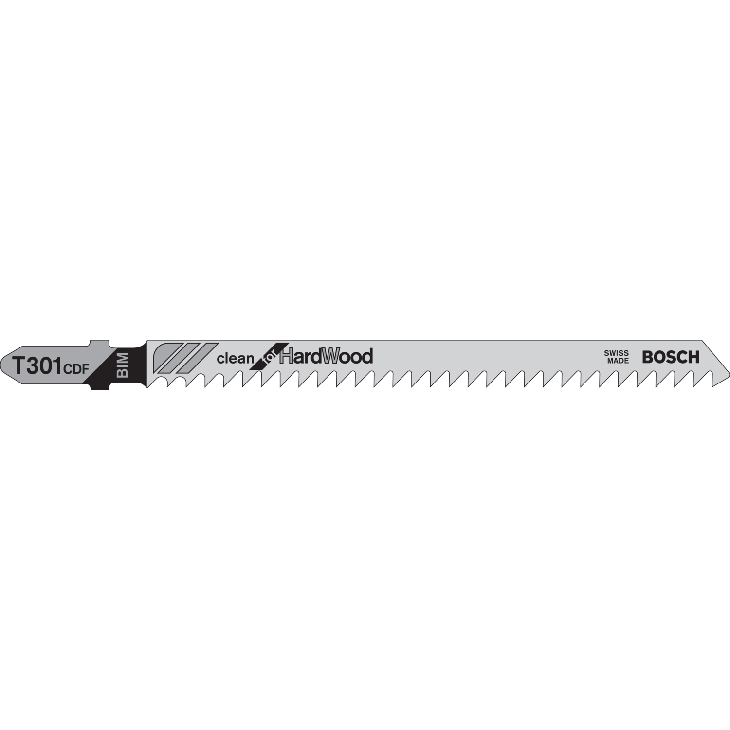 Bosch Stichsägeblatt T301CDF Holz - 5 Stück