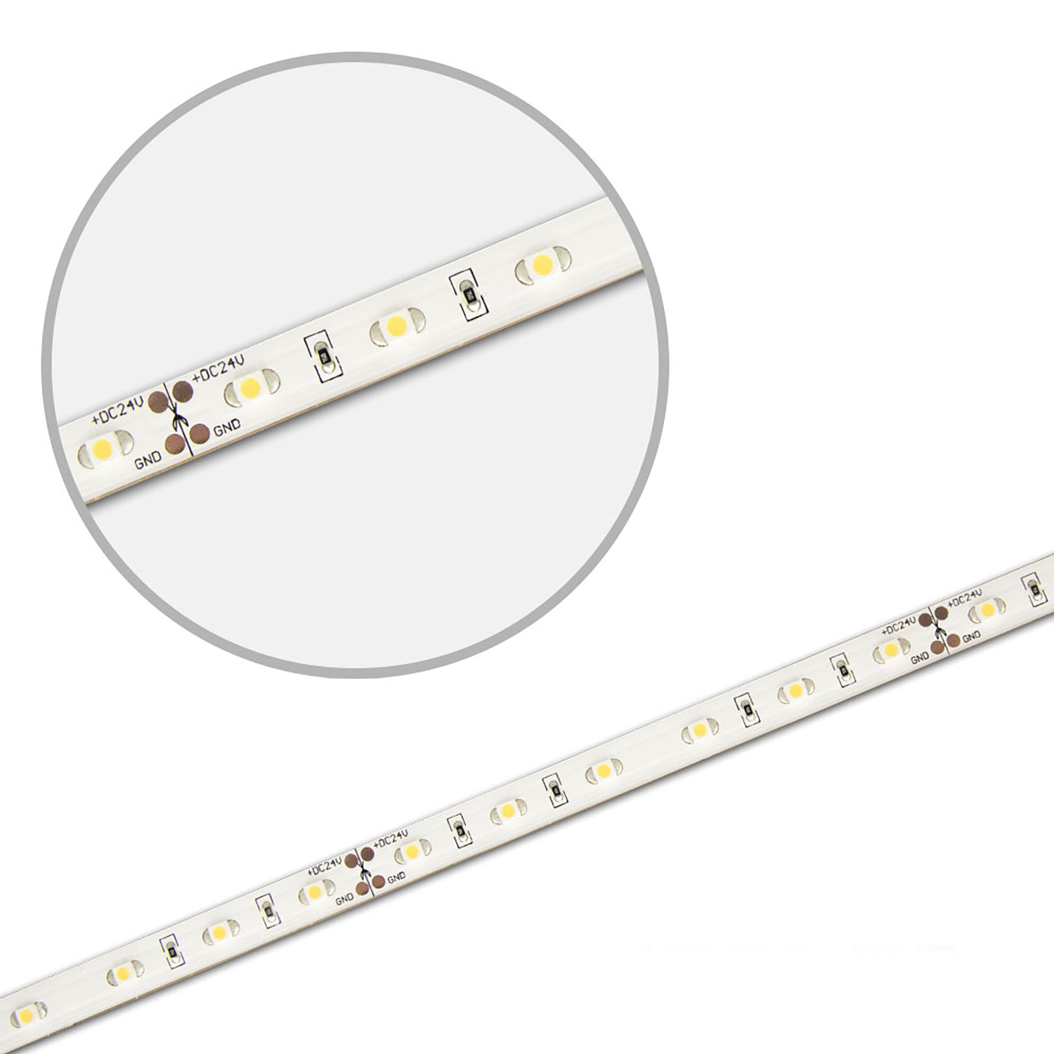 ISOLED LED AQUA827 Flexband 24V DC 4,8W IP68 2700K 5m Rolle 60 LED/m