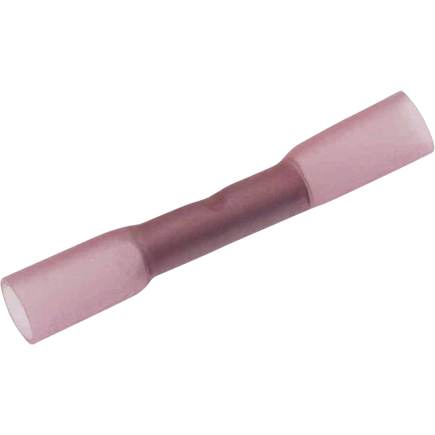 Stoßverbinder 1mm² schrumpfisoliert rot (100 Stück)