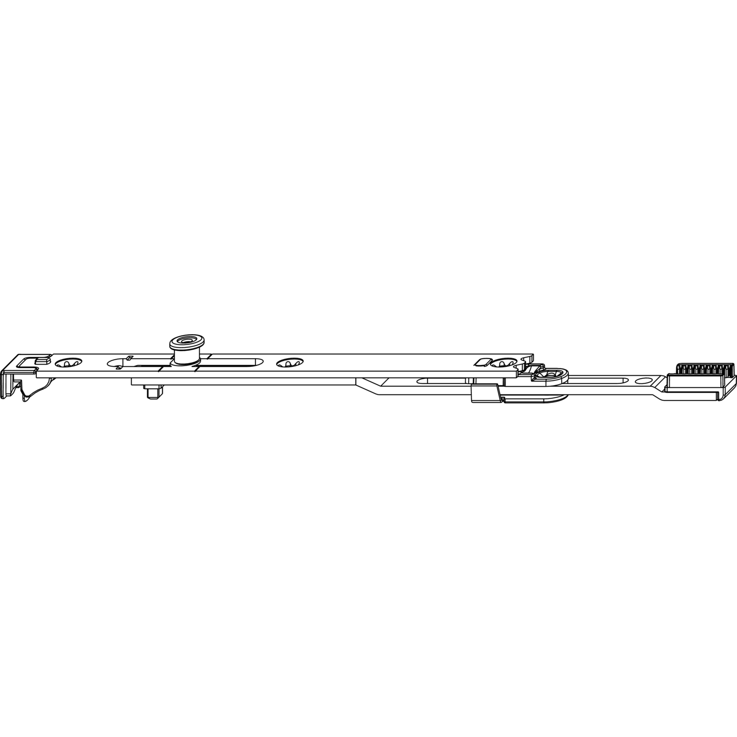 Maco #205644 MACO MM Endverschluss EH unten, mit 1 iS-Zapfen, FFH 1340-2450 mm (205644)