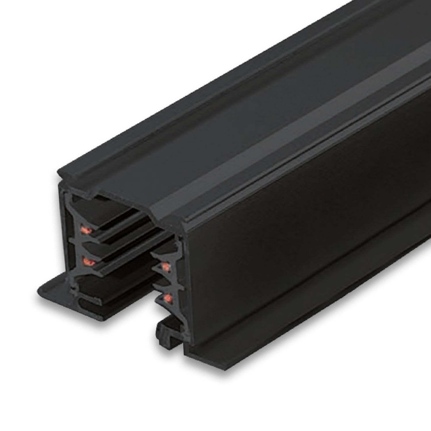 ISOLED 3-Phasen Classic Einbau-Stromschiene 2m schwarz