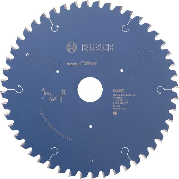 Bosch Kreissägeblatt Expert for Wood ø 216 x 1,8 x 30 mm Zähne 48 (WZ) neg.
