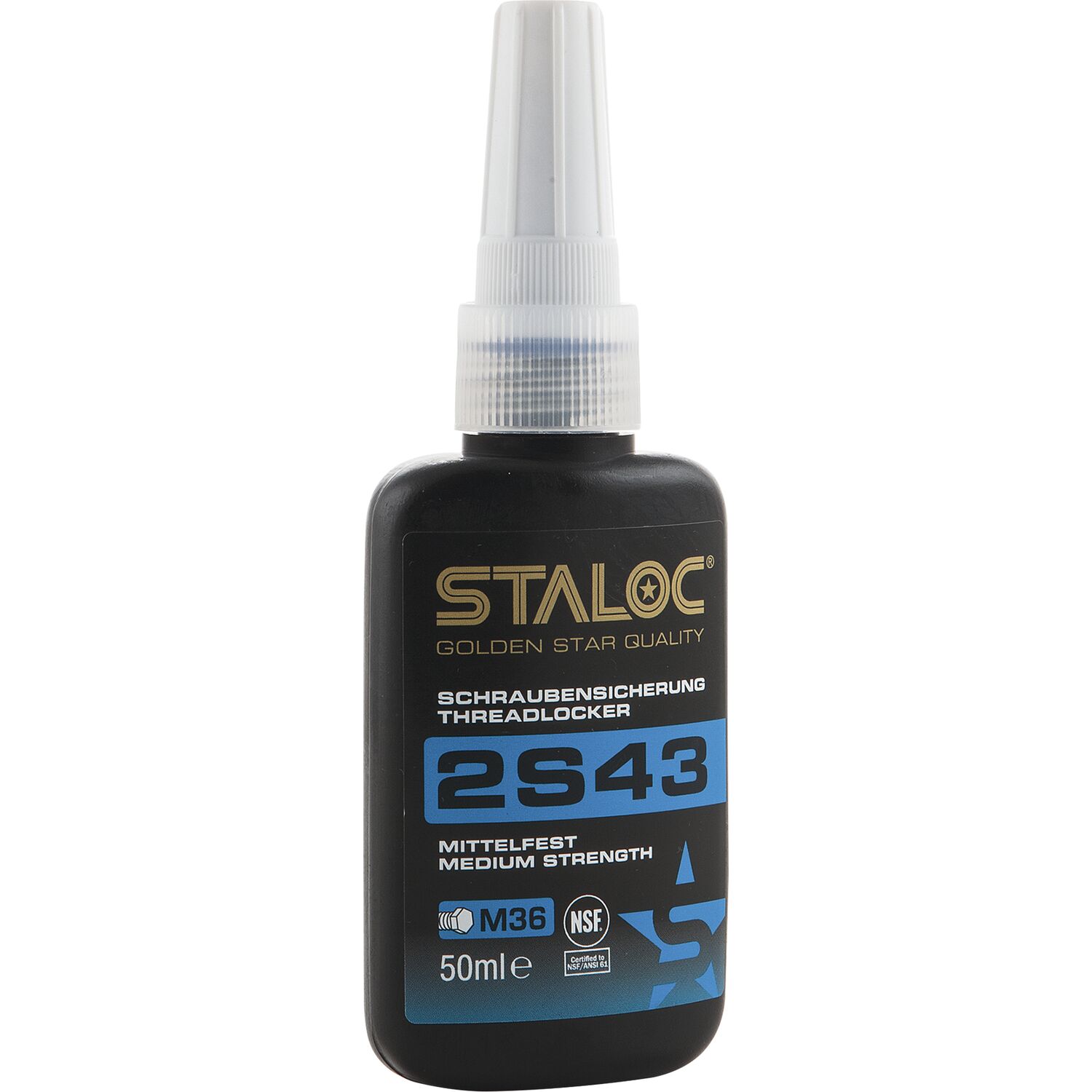 STALOC 2S43 mittelfeste Schraubensicherung 50ml (0.05l)