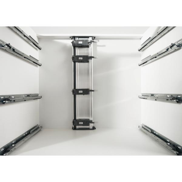 blum SERVO-DRIVE Trägerprofil abgelängt, mit montiertem Kabel,Länge 750, Alu