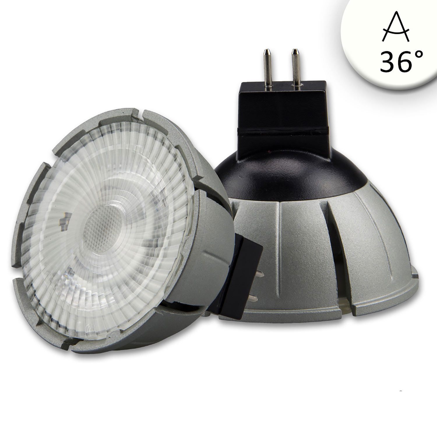 ISOLED MR16 Vollspektrum LED Strahler 7W COB 36° 4000K dimmbar