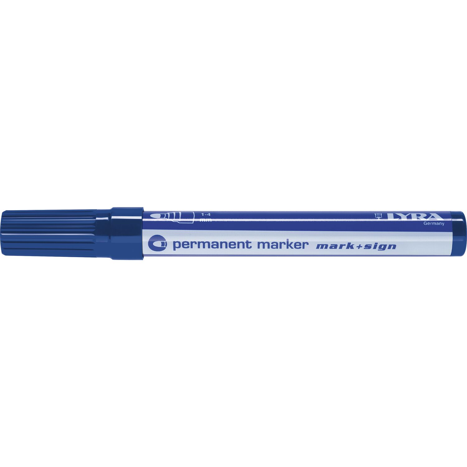Lyra Permanent-Marker 112 Strichbreite 1-4 mm blau runde Spitze