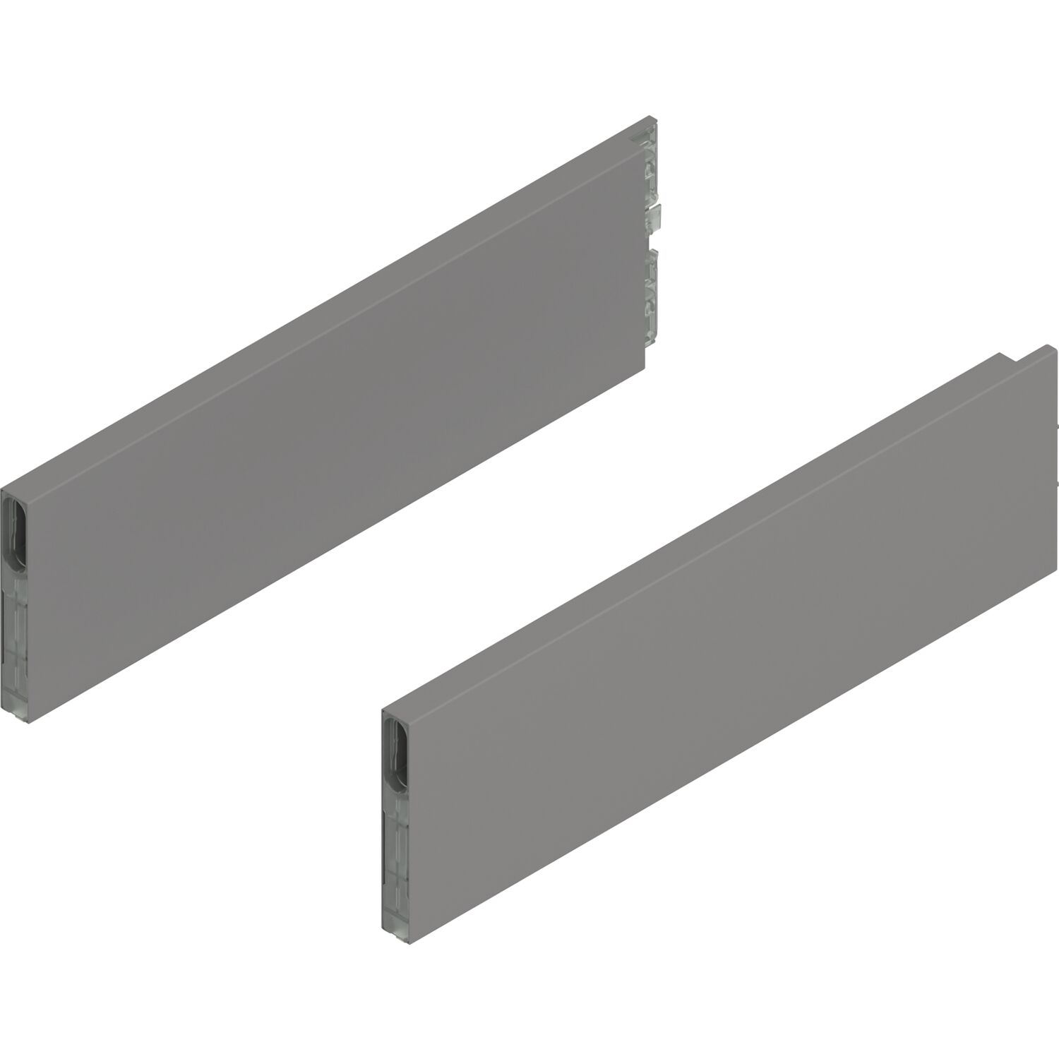 blum MERIVOBOX Boxcap Höhe E, NL 350, Indiumgrau-matt