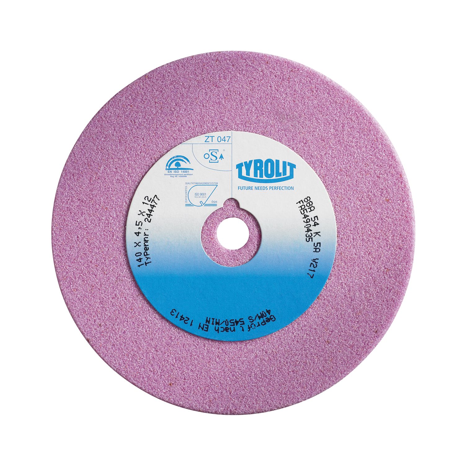 Tyrolit Sägeschärfscheibe Edelkorund 88A rosa Form 1 150 x 3 x 32 mm Korn 80