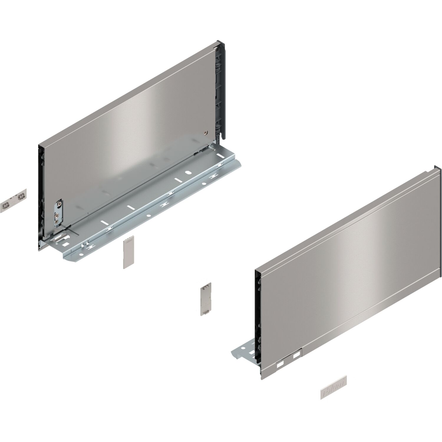 blum LEGRABOX pure Zarge Höhe C, NL 350, INOX (Anti-Fingerprint)