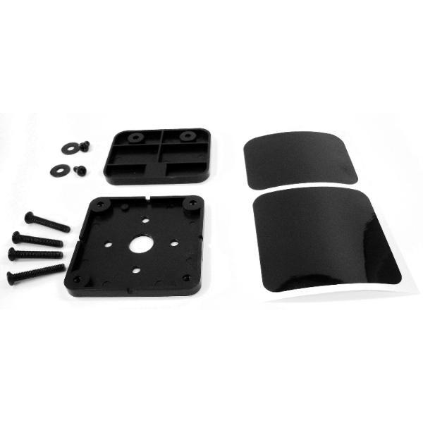 PS SOLO Glas-Montageset, Kunststoff schwarz