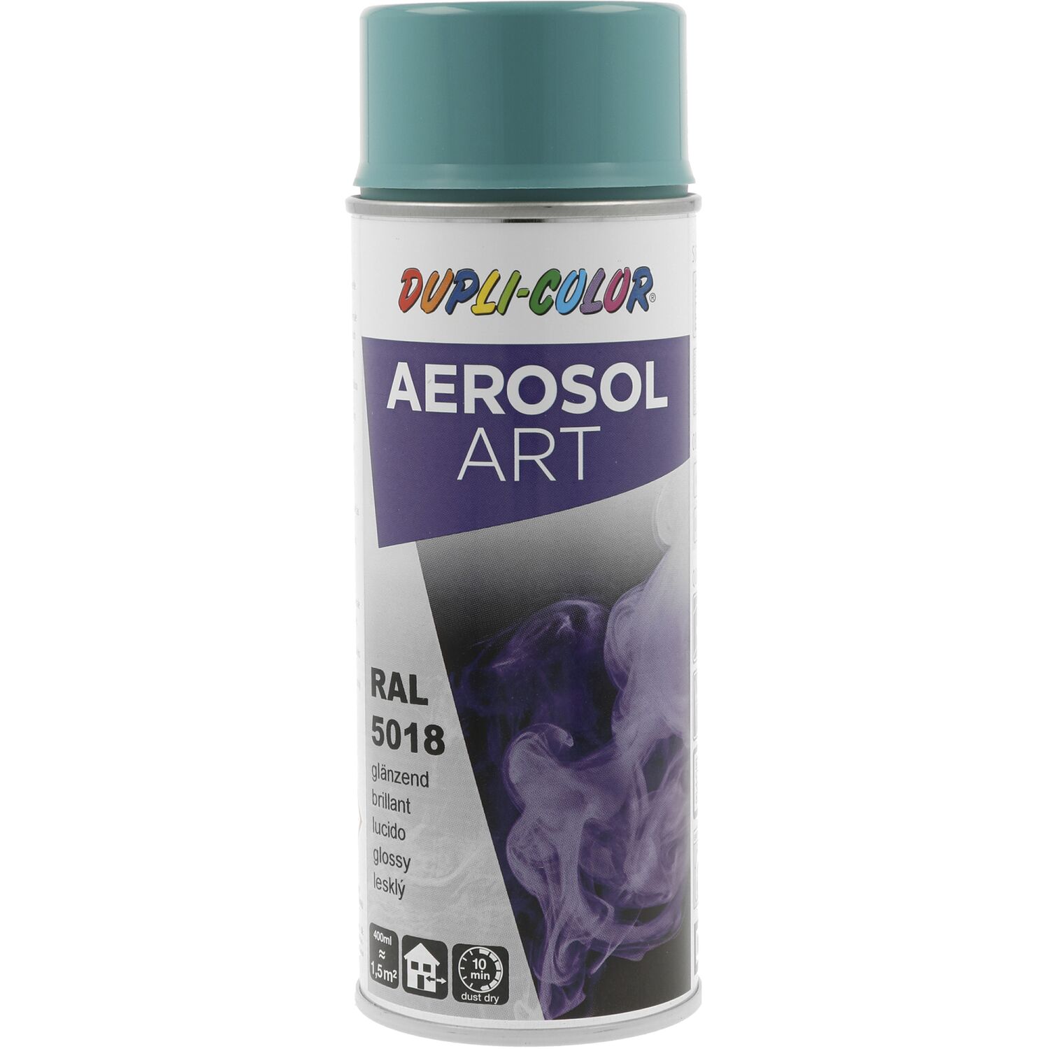 Dupli-Color Lackspray Aerosol Art 400ml türkisblau glänzend / RAL 5018 (400 ml)