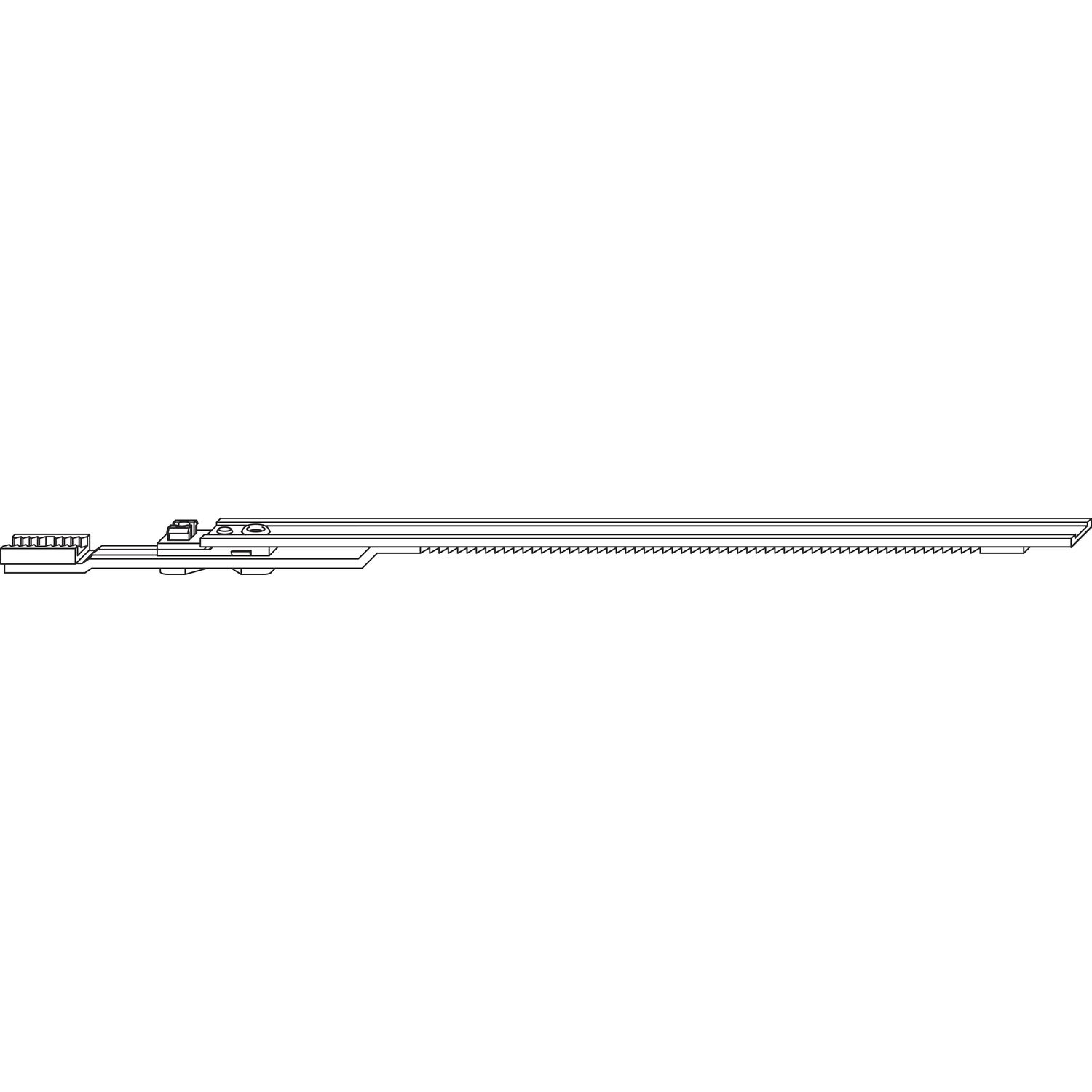 Roto ROTO NT/NX Getriebeverlängerung L=330 mm ohne Zapfen kuppelbar silber