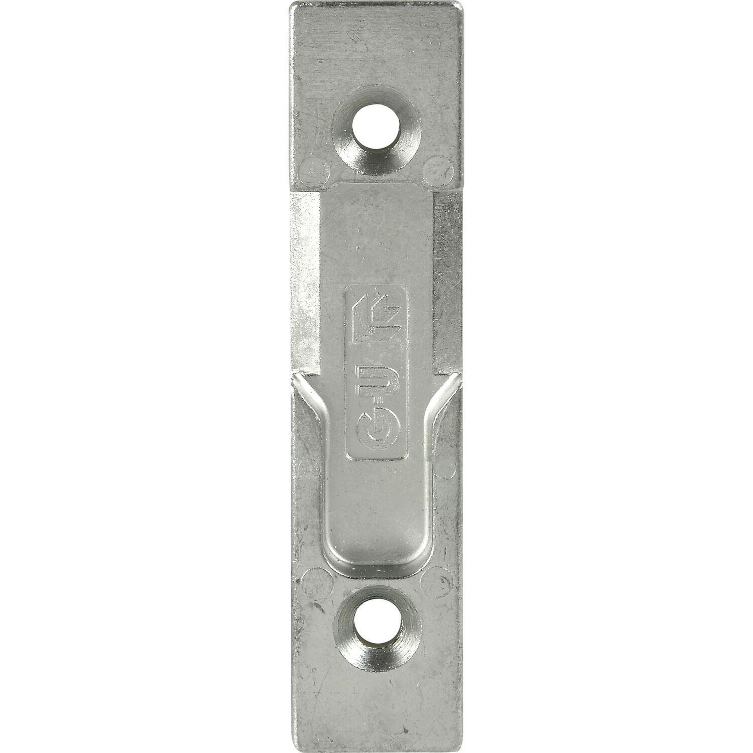 GU Schließteil für Rollzapfen, Stulp 20 mm, Falz 4 mm, verzinkt silberfärbig