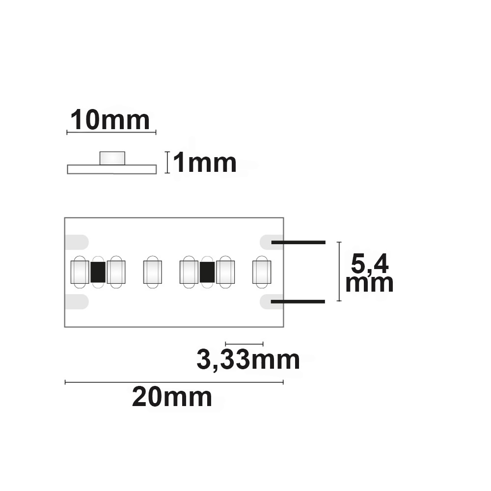 ISOLED LED CRI942 Linear10 Flexband 24V DC 22W IP20 4200K 5m Rolle 300 LED/m