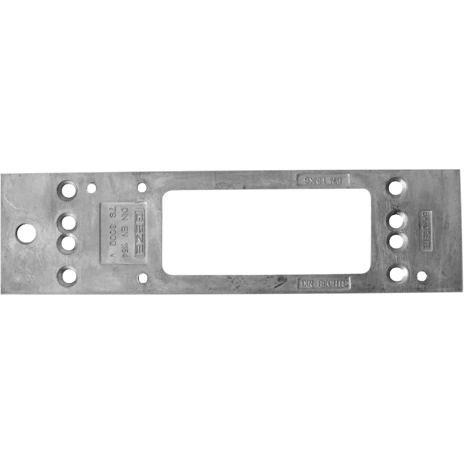 GEZE Montageplatte für TS 3000 V, silber