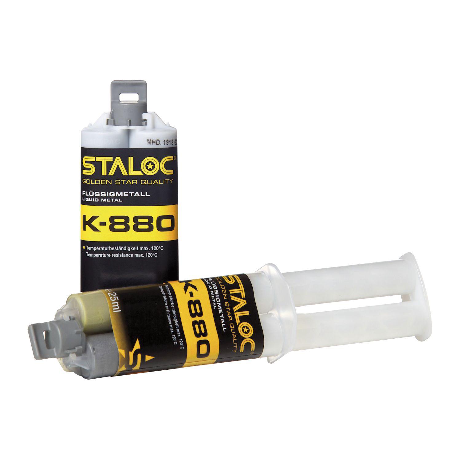 STALOC K-880 Flüssigmetall 50ml grau, ohne Mischer