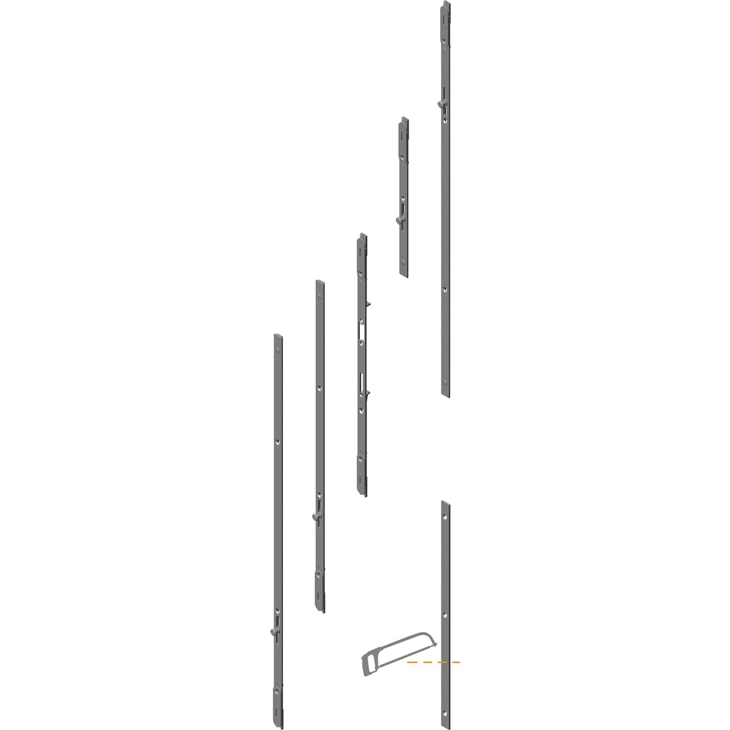 ninka KFV-Stulpgarnitur für MFV-One Reparaturen, Pilzzapfen, Flachstulp 16mm,Edelstahl