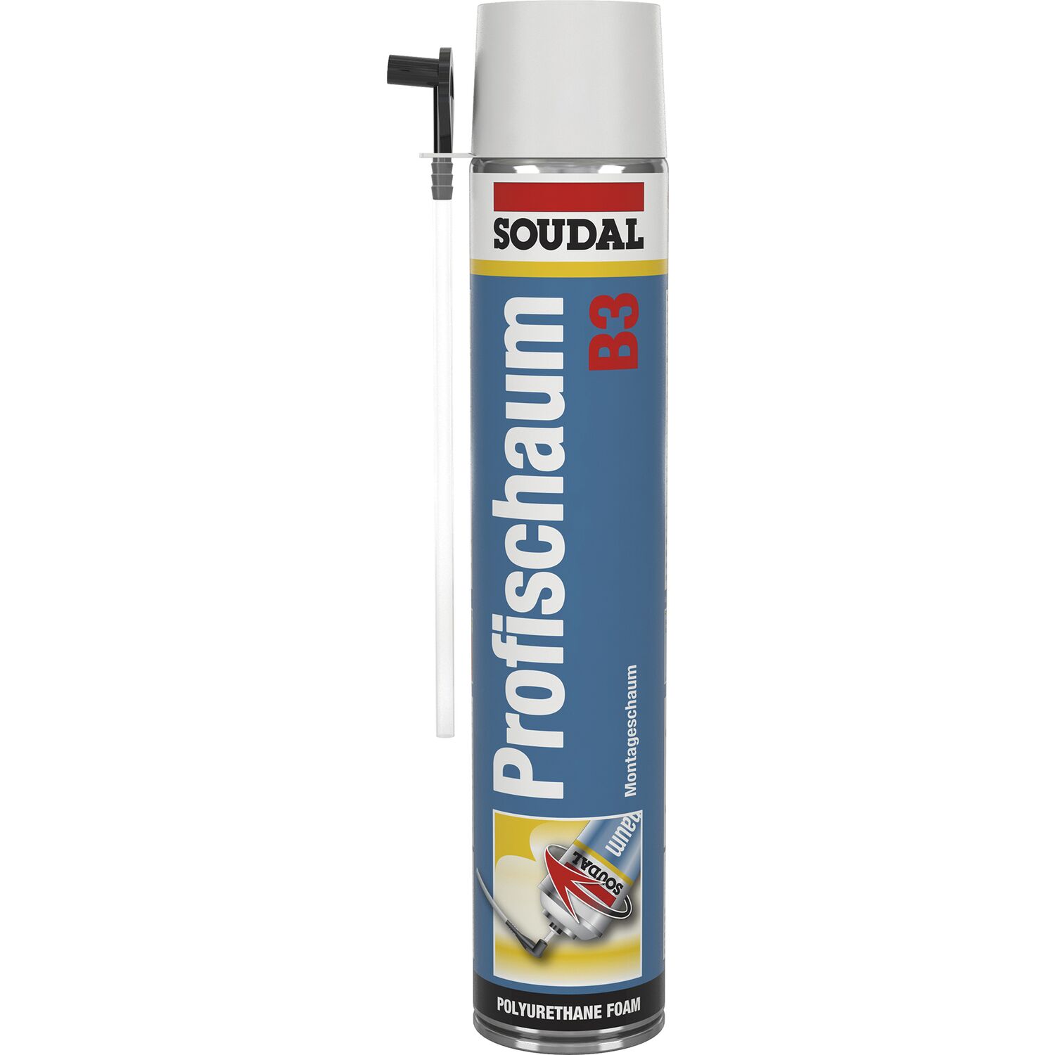 SOUDAL Profi-Montageschaum B3 750ml, - 38L Ausbeute