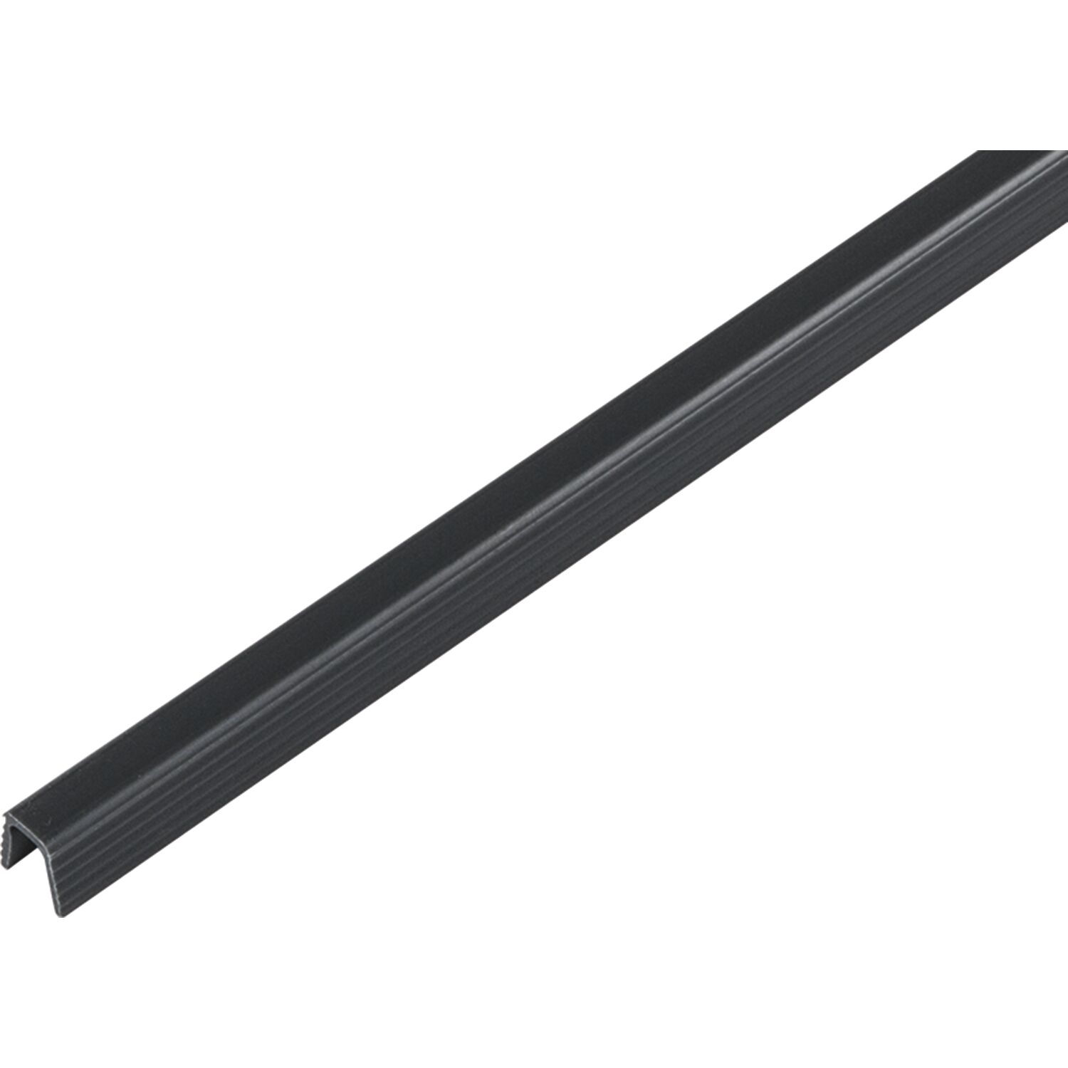 Hawa Clipo Führungsschiene auf Maß Kunststoff anthrazit (250 mm)