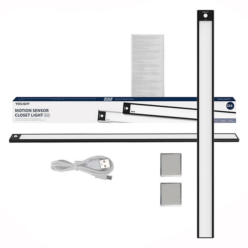 Yeelight Schrankleuchte mit Sensor 60cm schwarz 4000K