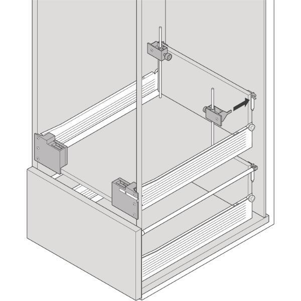 blum Körnerlehre für METABOX, Kunststoff/Stahl