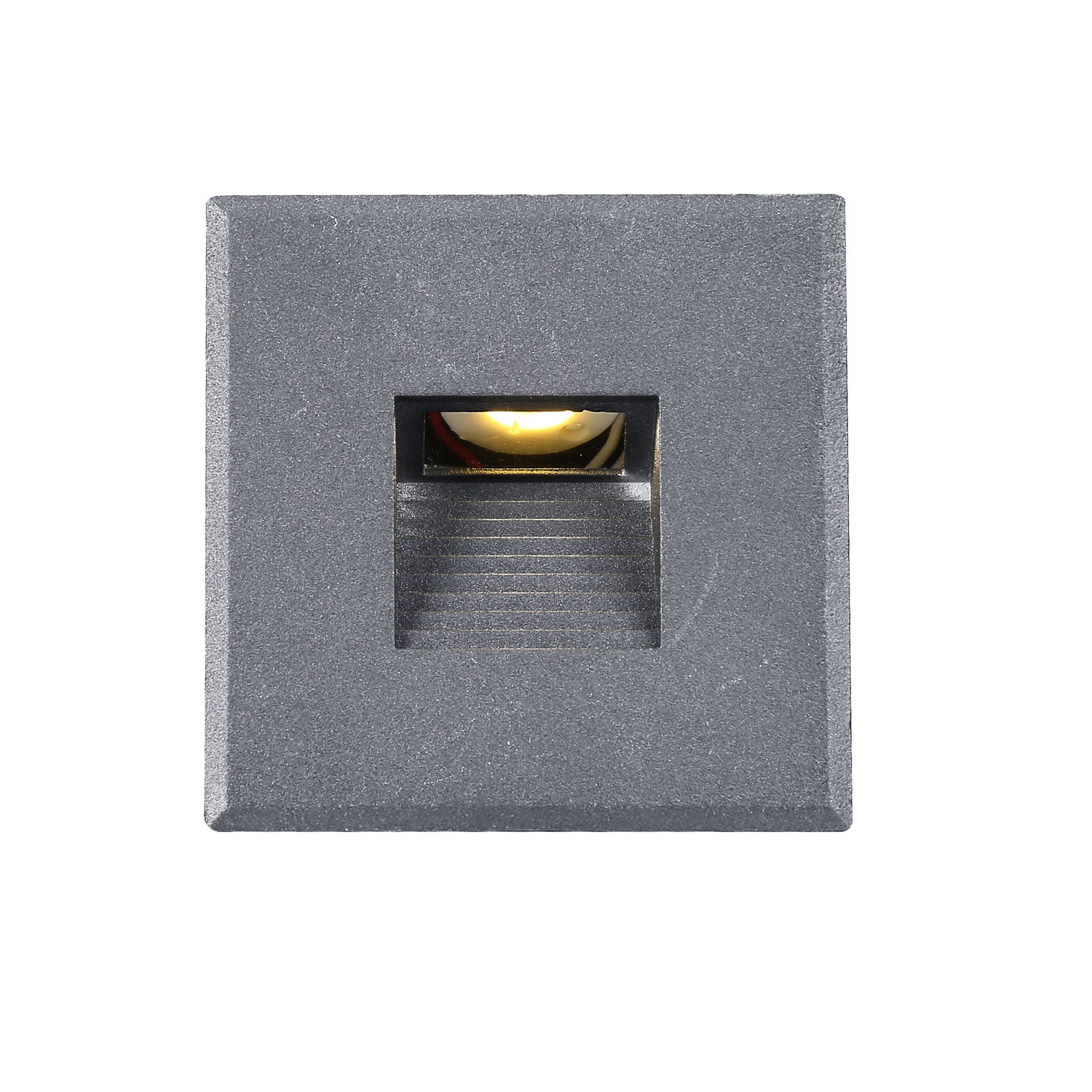 ISOLED Cover Aluminium eckig 3 silbergrau für Sys-Wall68