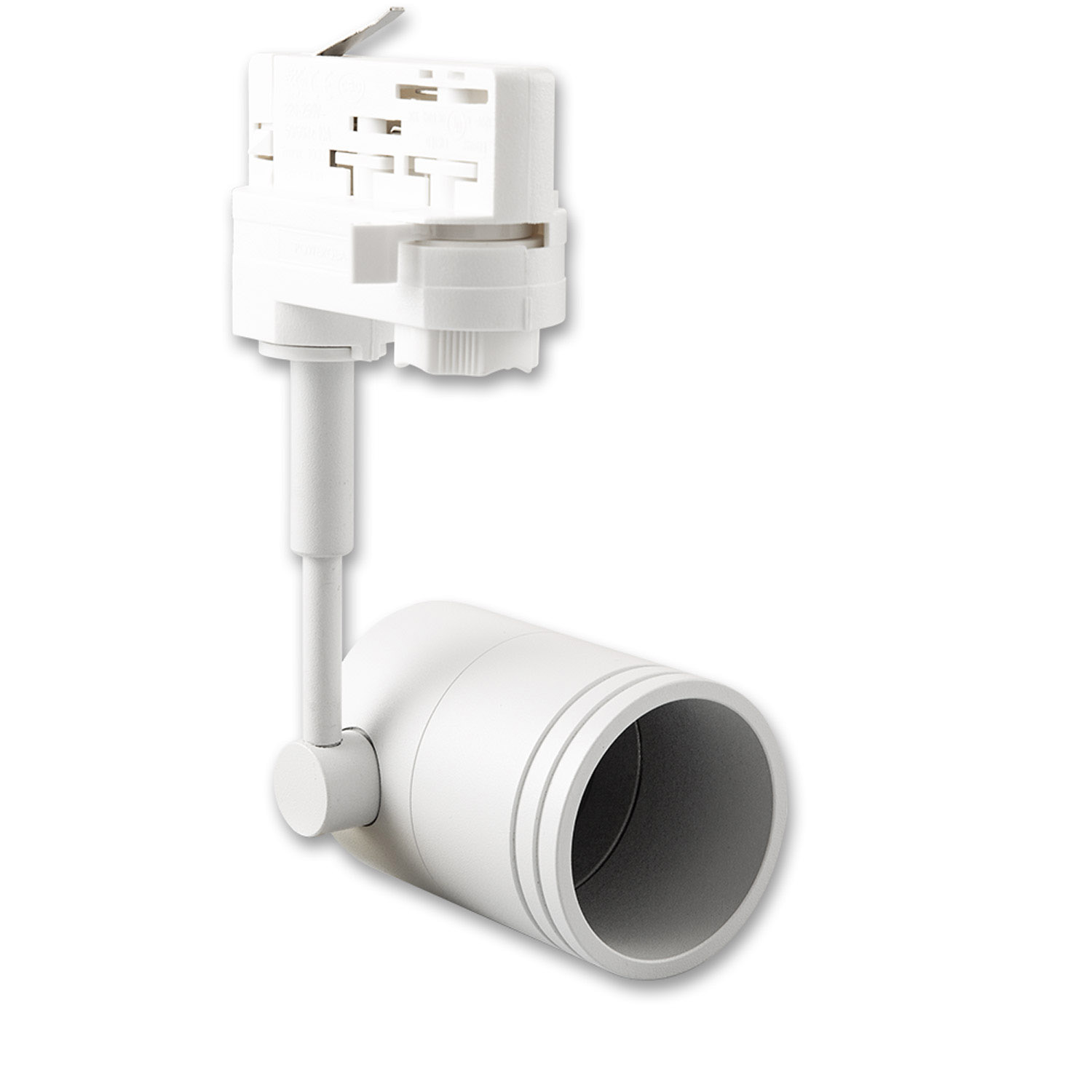 ISOLED 3-Phasen Schienen-Adapter für GU10-Spots weiß