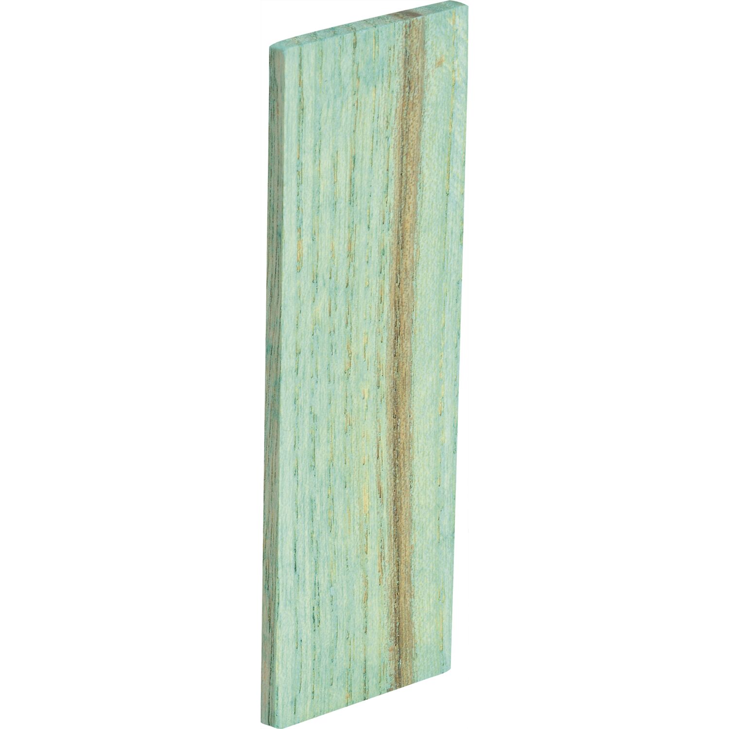Holzklotz Esche lackiert 80 x 35 x 3 grün (100 Stück)