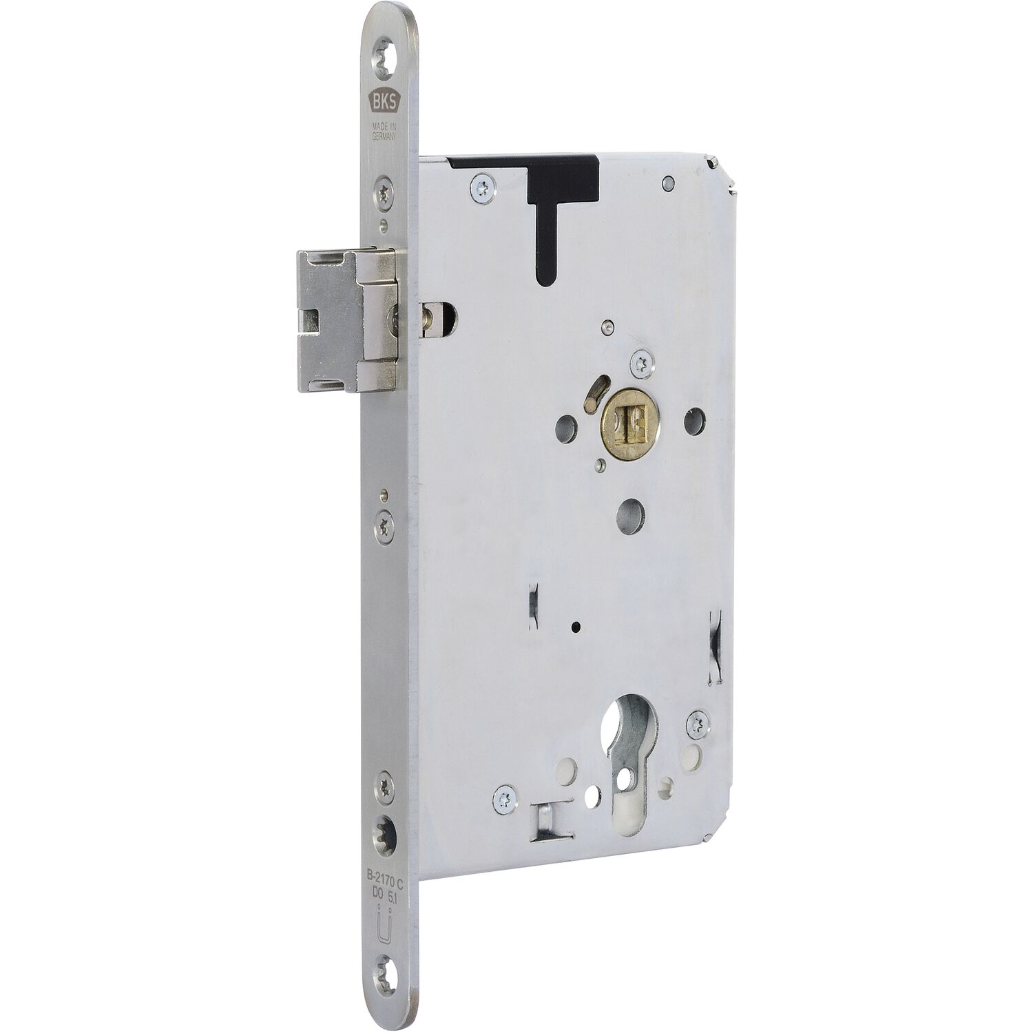 BKS Fluchttürschloss elektronisch kuppelbar B 2171 C DM 65 Stulp 20 links 2flg.