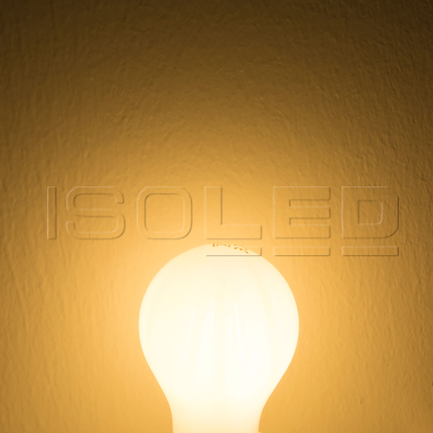 ISOLED E27 LED Birne 5W milky warmweiß dimmbar