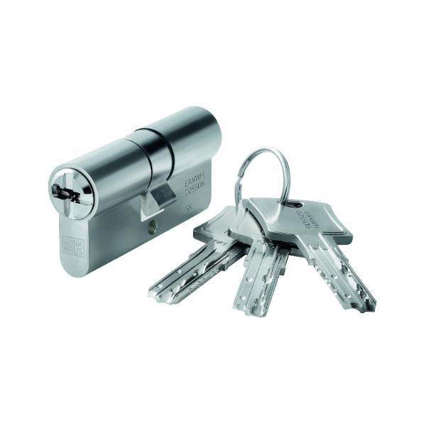 Winkhaus Einbaudoppelzylinder keyTec N-Tra 30/60 mm verschiedensperrend
