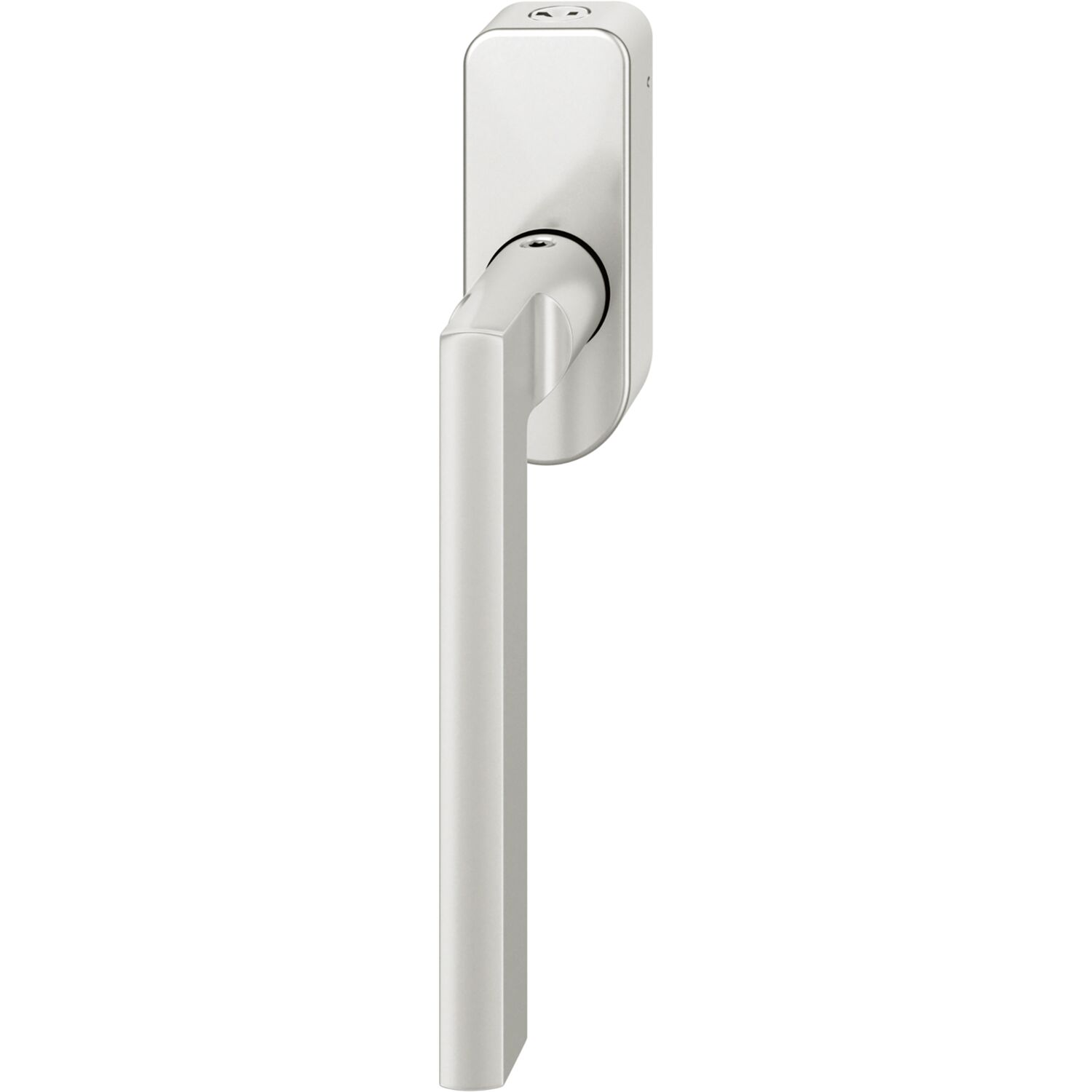 FSB FSB Fenstergriff 34 1035 abschließbar ovale Rosette, Aluminium silber eloxiert