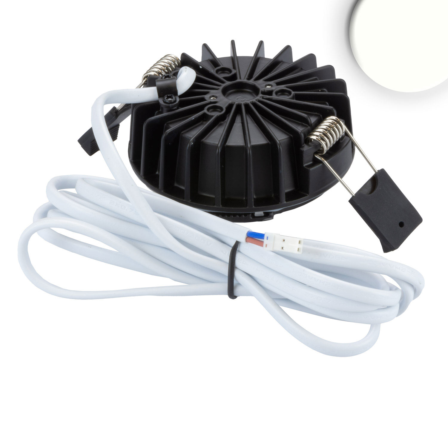 ISOLED LED Einbaustrahler Sys-90 MiniAMP 10W 24V DC 4000K CRI92 dimmbar (exkl. Cover)