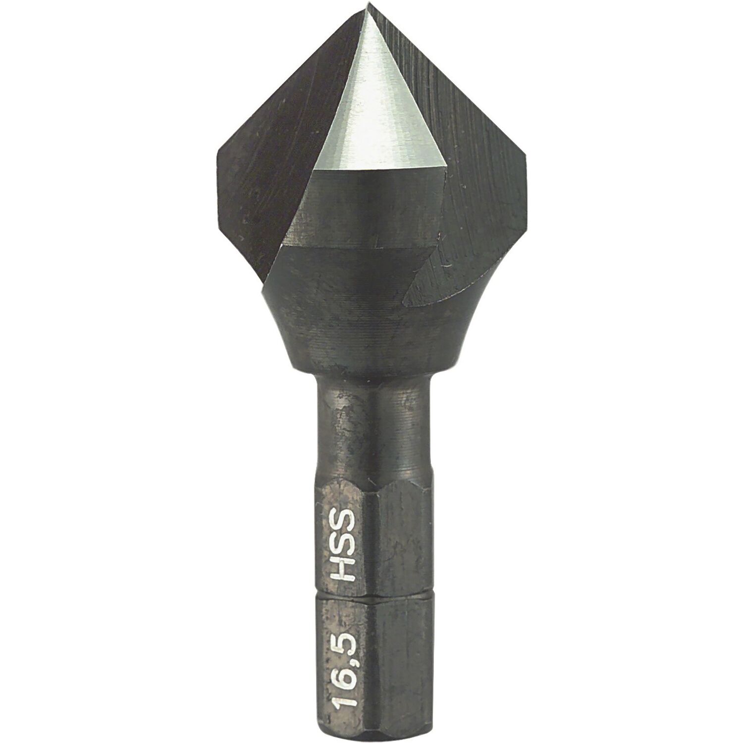 Alpen Kegelsenker u. Entgratsenker BIT Z=3 90 Grad HSS M6 1/4"Sechskantschaft