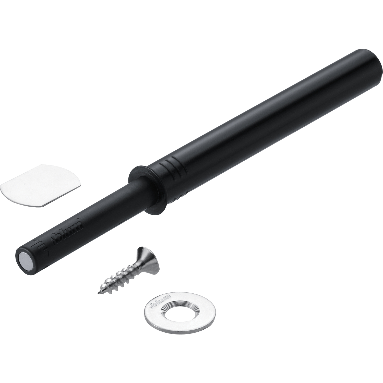 blum TIP-ON für Türen 956A1004 Langversion mit Magnet , carbonschwarz